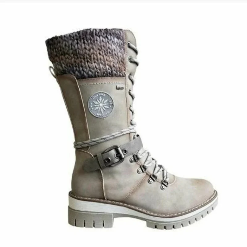 Valeria | Damen Orthopädische Stiefel Mit wasserdichte Design, Weichem Schaft Und Schnalle