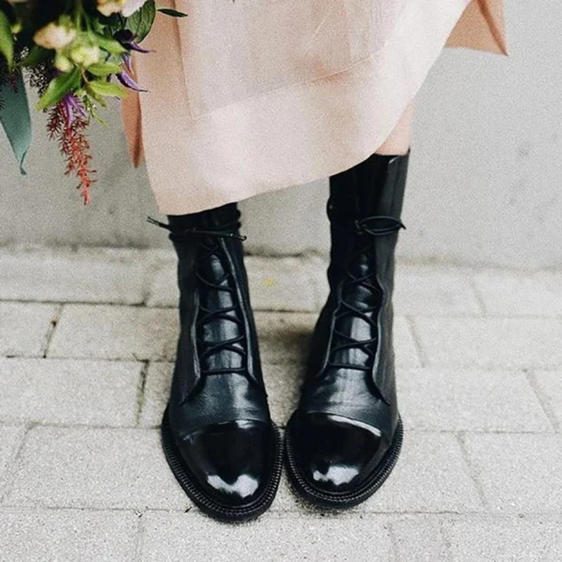 Juliana | Damen Orthopädische Stiefeletten Mit Vintage Design Und Komfort