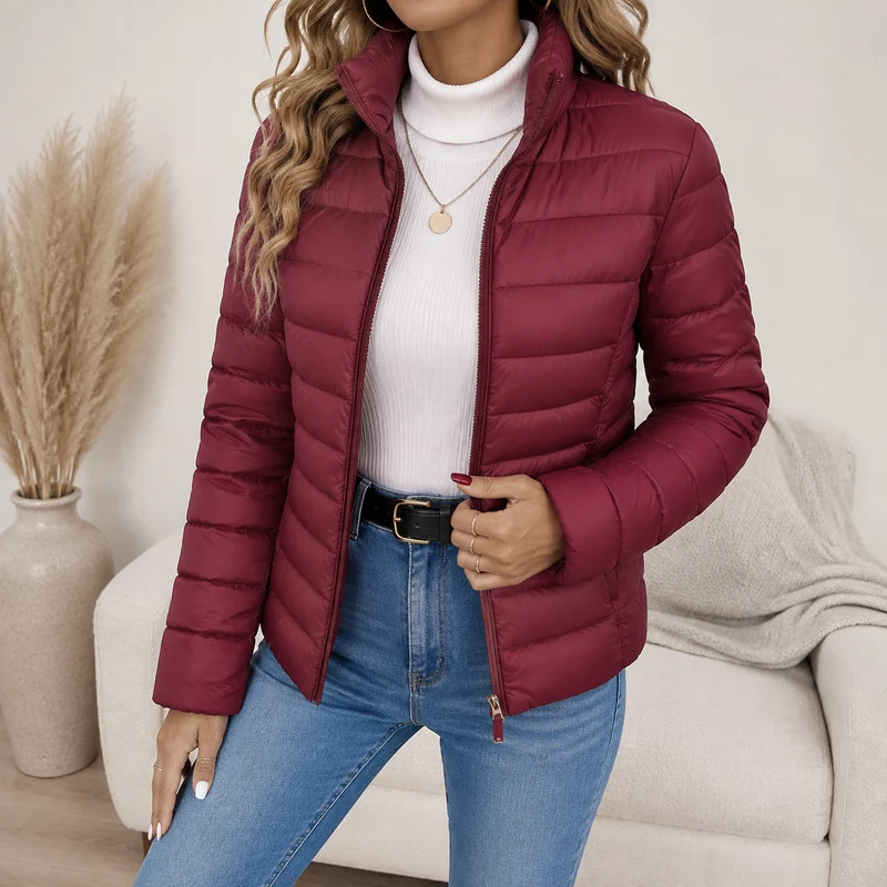 Selina | Damen Leichte Wasserdichte Jacke mit Reißverschluss
