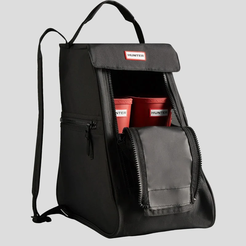 Hunter Unisex Barra Short Boot Bag | Schwarz