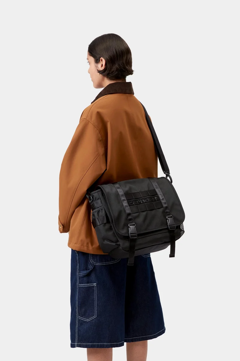 Carhartt WIP Unisex Prescott Schultertasche | Schwarz