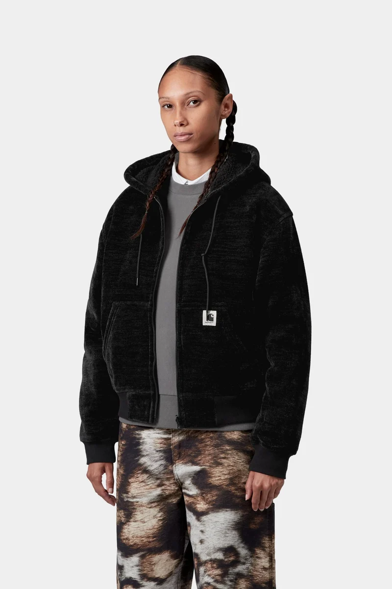 Carhartt WIP Frauen OG Active Sweatjacke | Schwarz