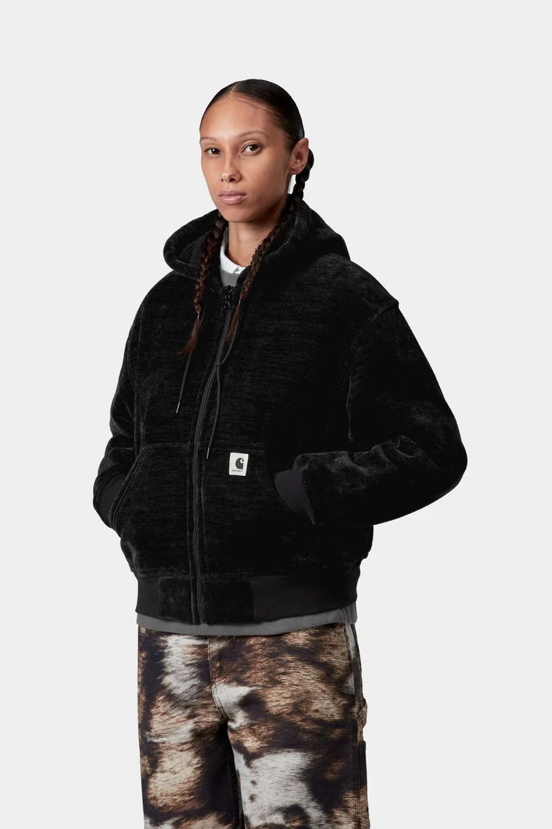 Carhartt WIP Frauen OG Active Sweatjacke | Schwarz