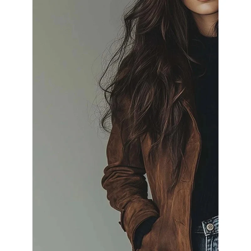 Sybille | Damen Winterjacke Suchen mit Knöpfen und Seitlichen Taschen