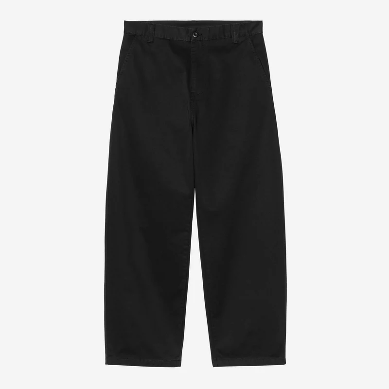 Carhartt WIP Herren Brady Hose | Schwarz Stone Washed