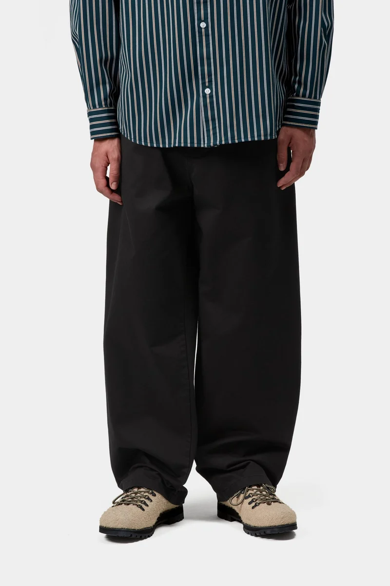 Carhartt WIP Herren Brady Hose | Schwarz Stone Washed