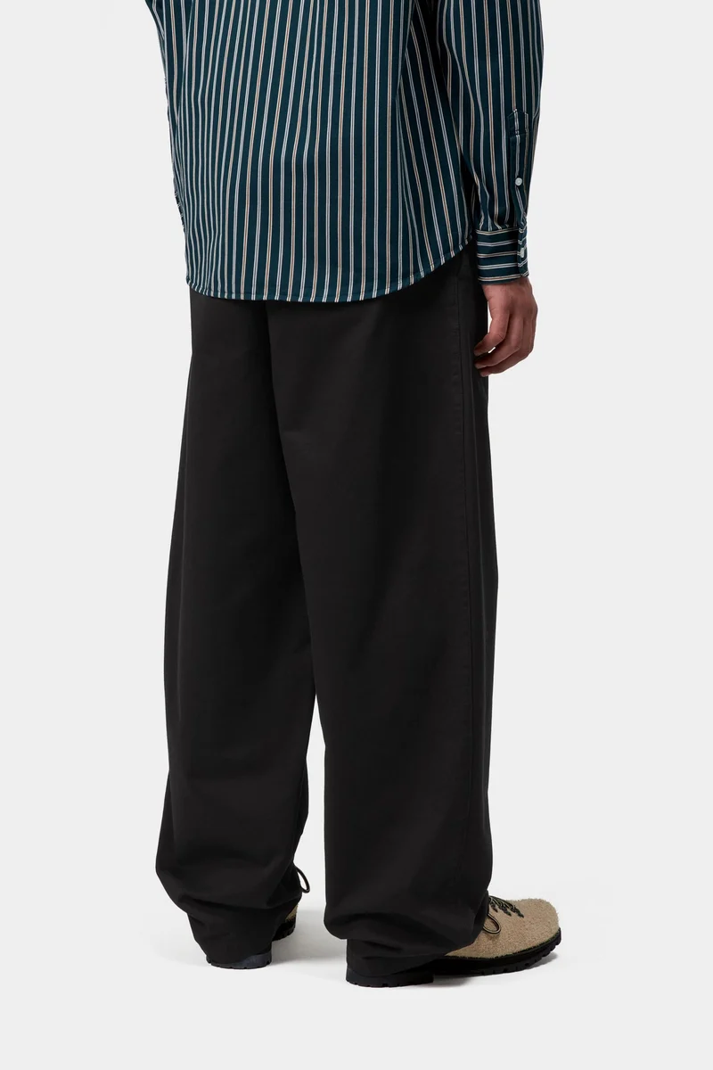 Carhartt WIP Herren Brady Hose | Schwarz Stone Washed