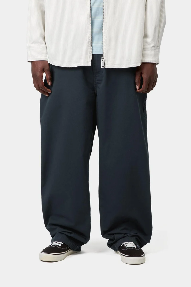 Carhartt WIP Herren Brady Hose | Carbon Stone Washed