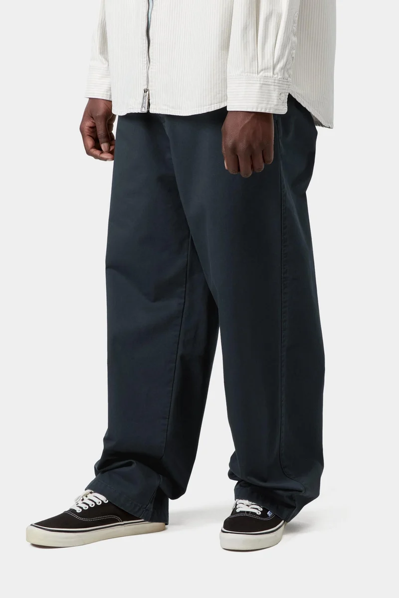 Carhartt WIP Herren Brady Hose | Carbon Stone Washed