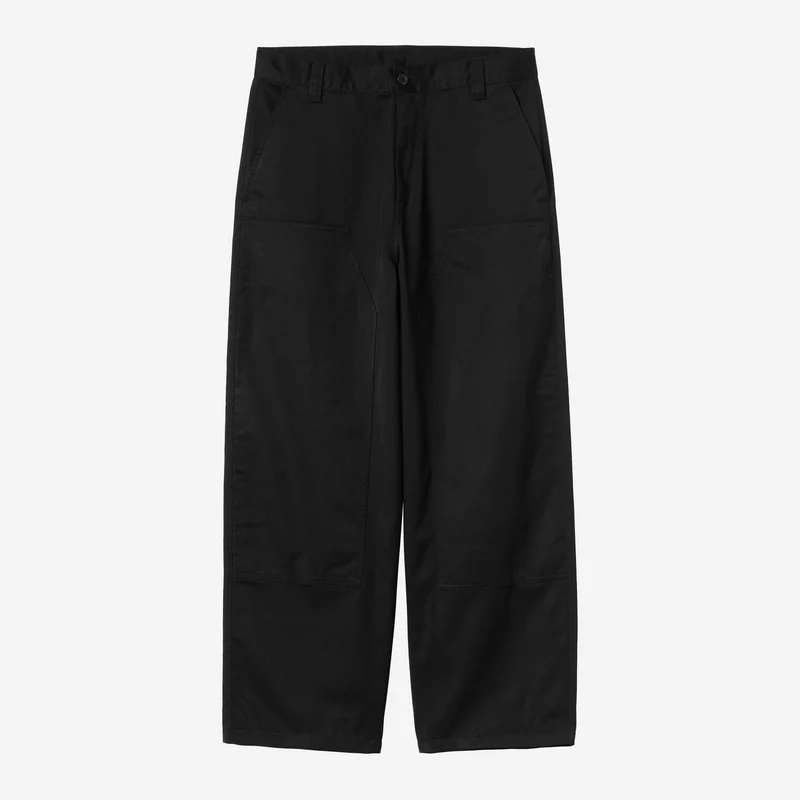 Carhartt WIP Herren Brady Double Knee Chino-Hose | Schwarz vorgewaschen