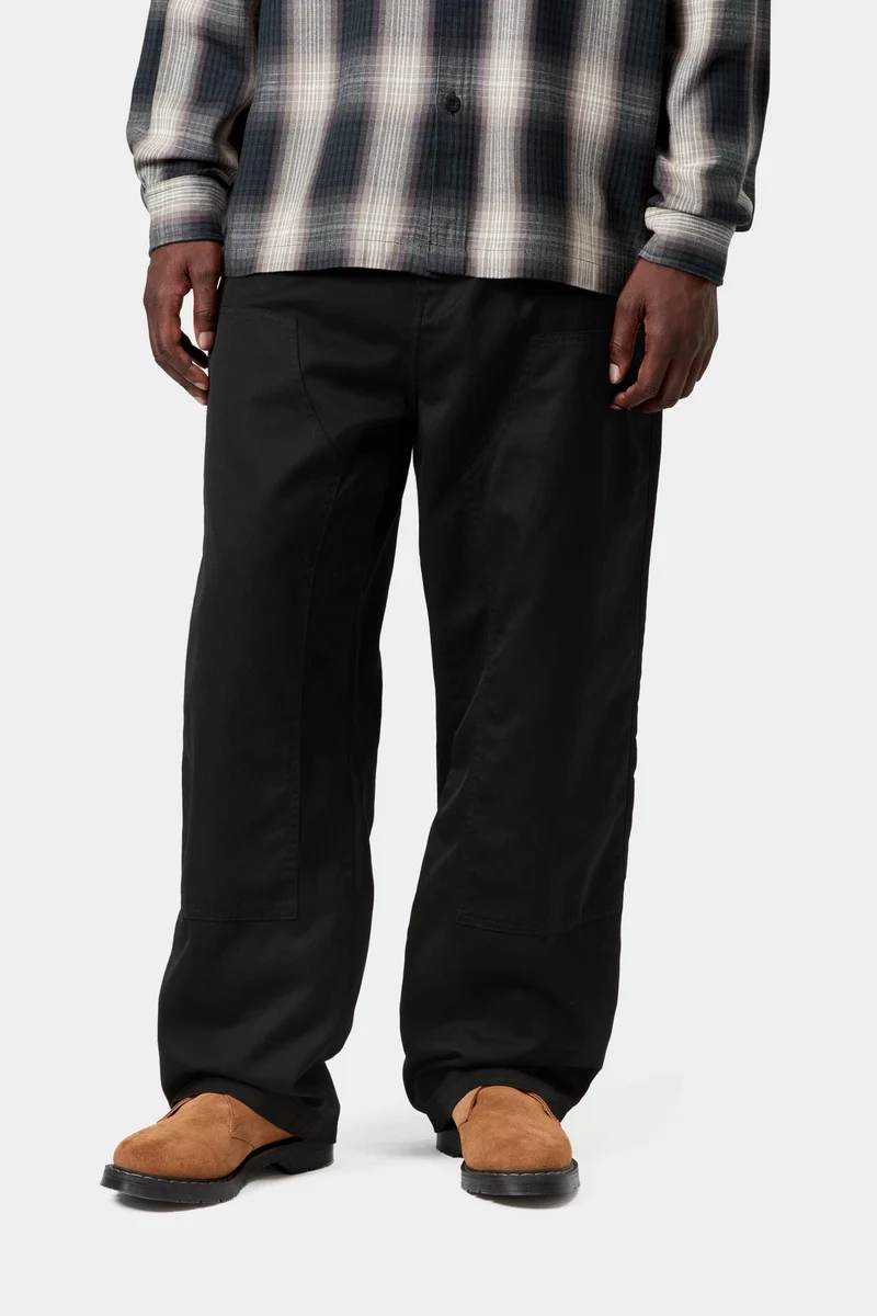 Carhartt WIP Herren Brady Double Knee Chino-Hose | Schwarz vorgewaschen