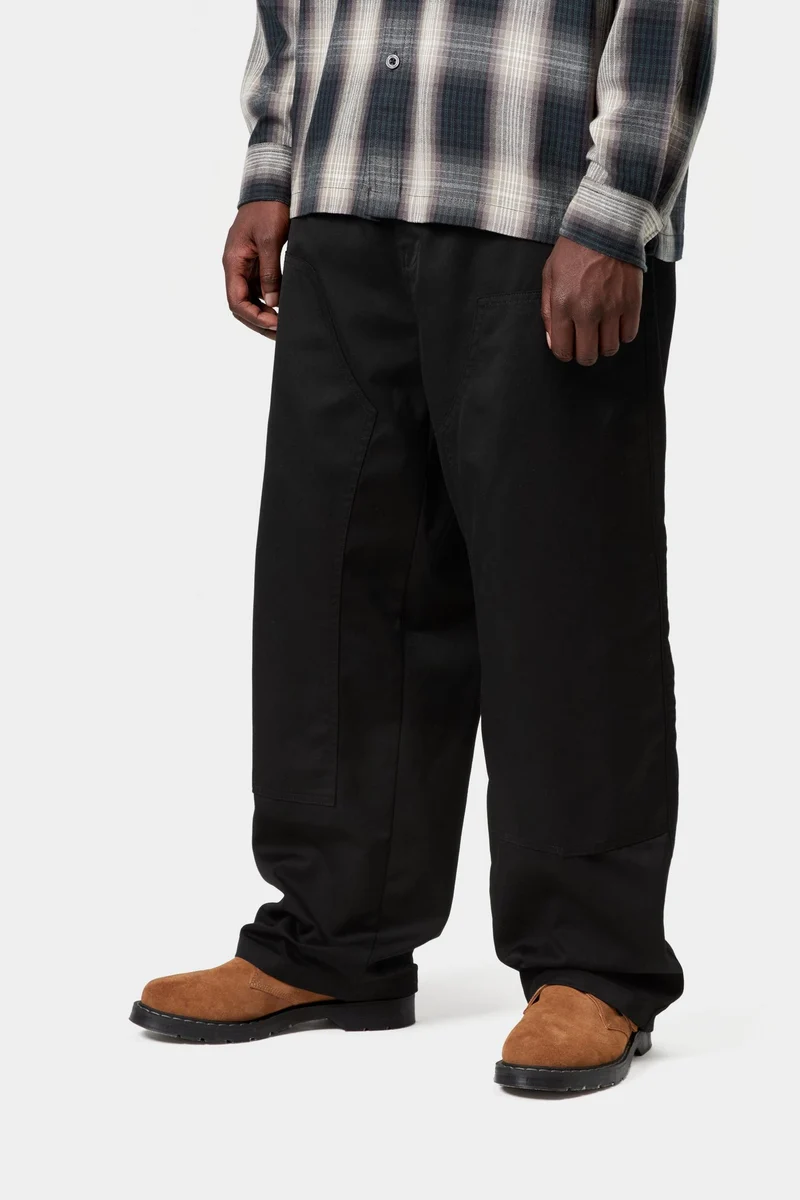 Carhartt WIP Herren Brady Double Knee Chino-Hose | Schwarz vorgewaschen