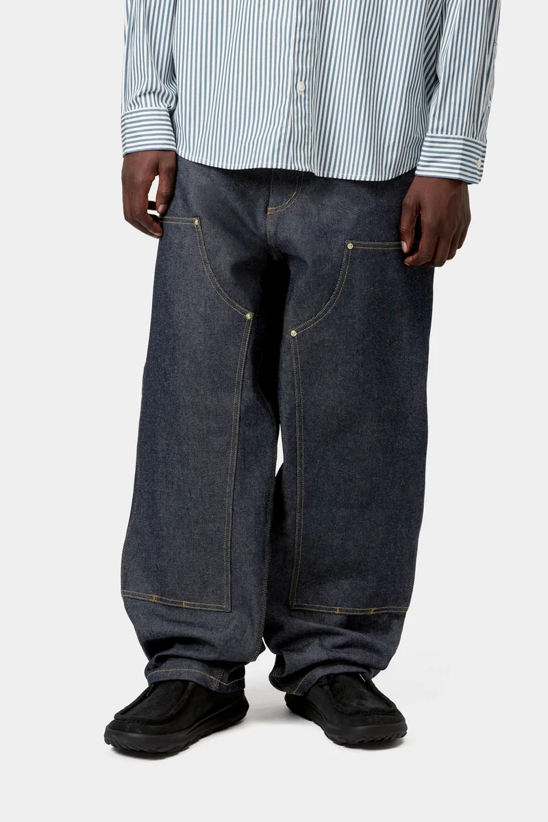 Carhartt WIP Herren OG Double Knee Hose | Blaue starre