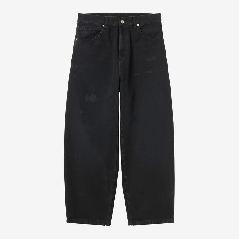 Carhartt WIP Herren Brandon Hose | Black Grind Wash