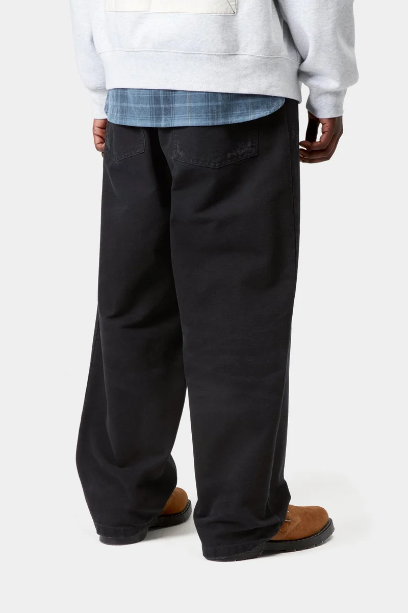 Carhartt WIP Herren Brandon Hose | Black Grind Wash
