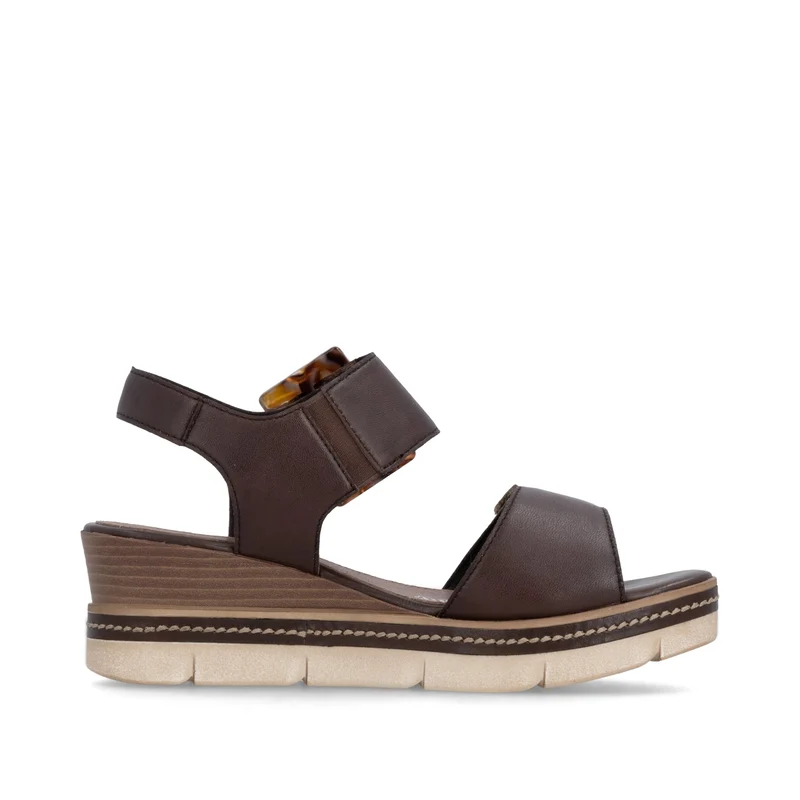 Remonte Damen-Keilsandalen | Braun