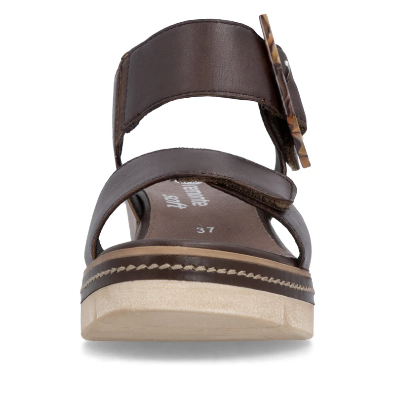 Remonte Damen-Keilsandalen | Braun