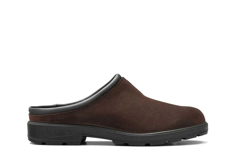 Blundstone Unisex 2521 Originals Clog aus geöltem Wildleder | Dunkelbraun