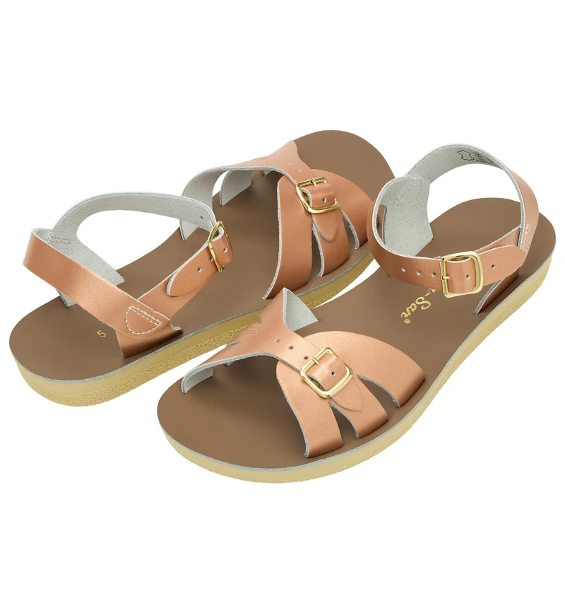 Salt Water Sandals Damen-Boardwalk-Sandale | Roségold
