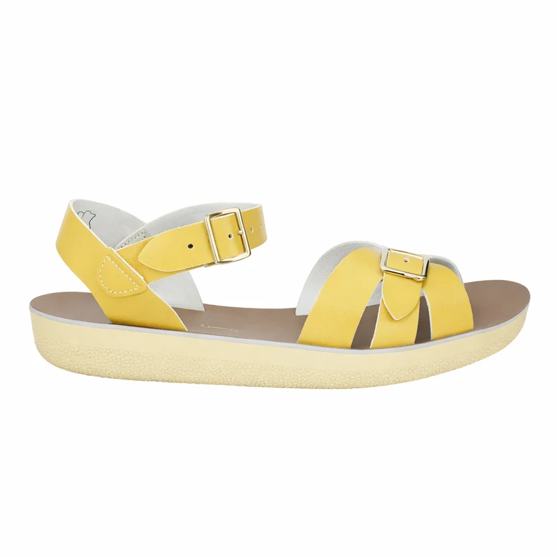 Salt Water Sandals Damen-Boardwalk-Sandale | Buttergelb