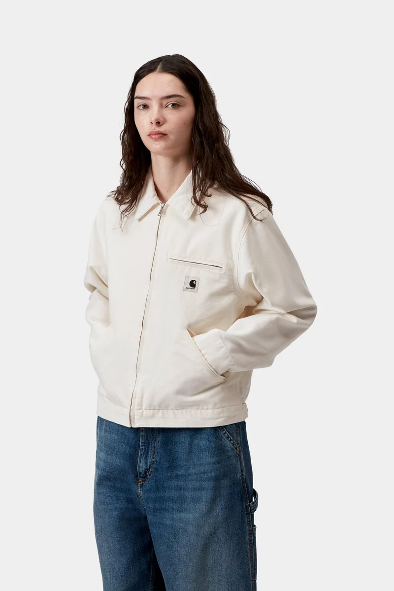 Carhartt WIP Frauen OG Detroit Jacke | Wachs / Wachsgespült