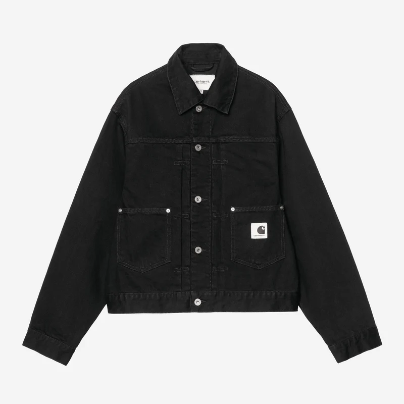 Carhartt WIP Belmar Damenjacke | Schwarz gewaschen