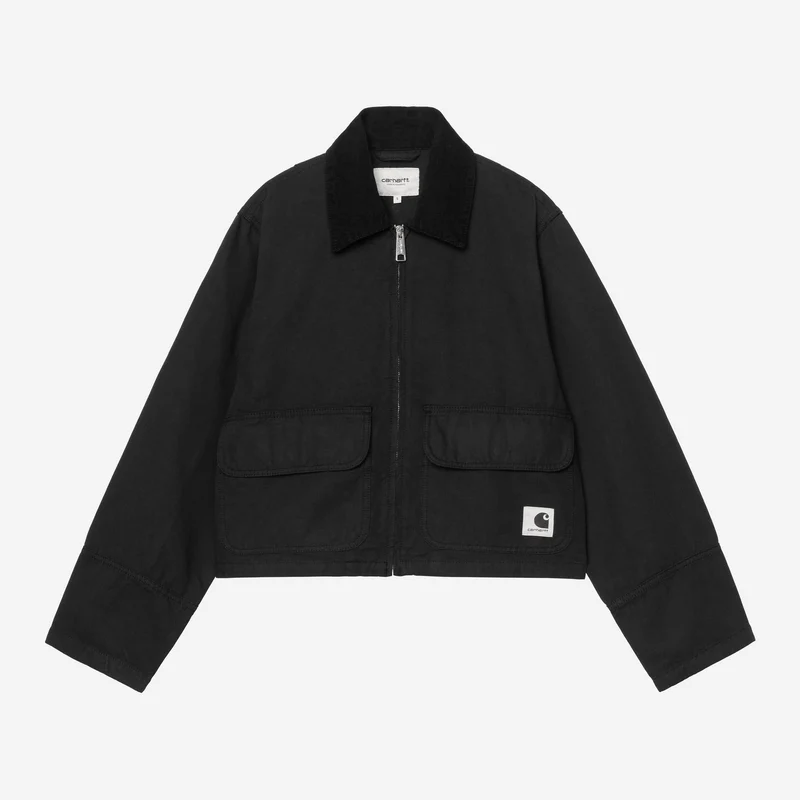 Carhartt WIP Prescott Damenjacke | Schwarz / Schwarz
