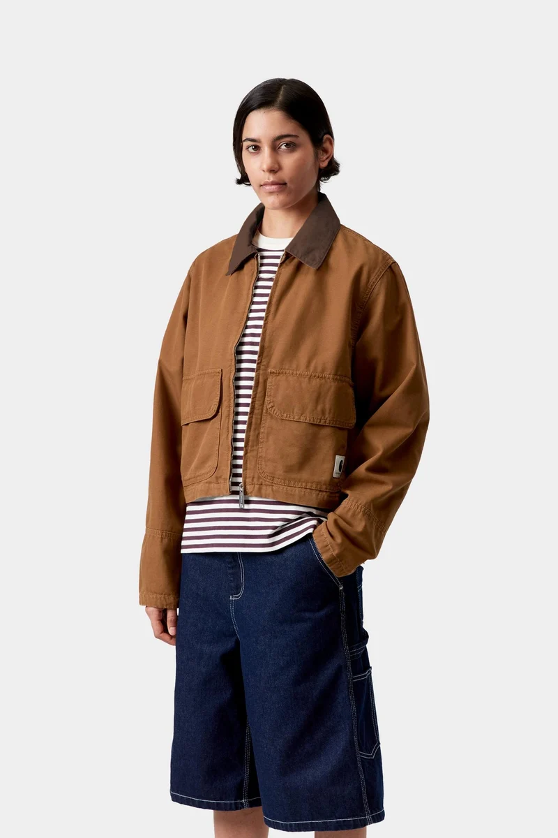 Carhartt WIP Prescott Damenjacke | Hamilton Braun / Tabak