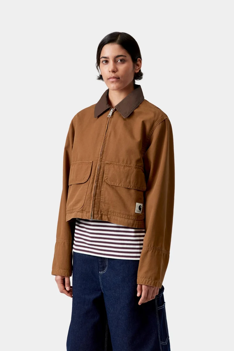 Carhartt WIP Prescott Damenjacke | Hamilton Braun / Tabak