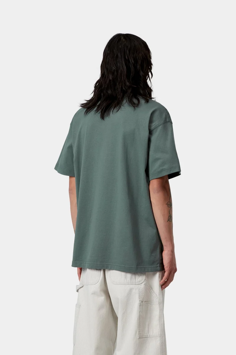 Carhartt WIP Herren-T-Shirt mit Monogramm | Samtgrün