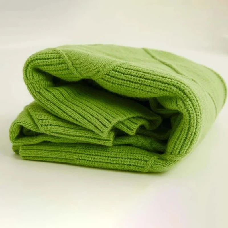 Helene | Damen Strickpullover mit Rollkragen und Rauten