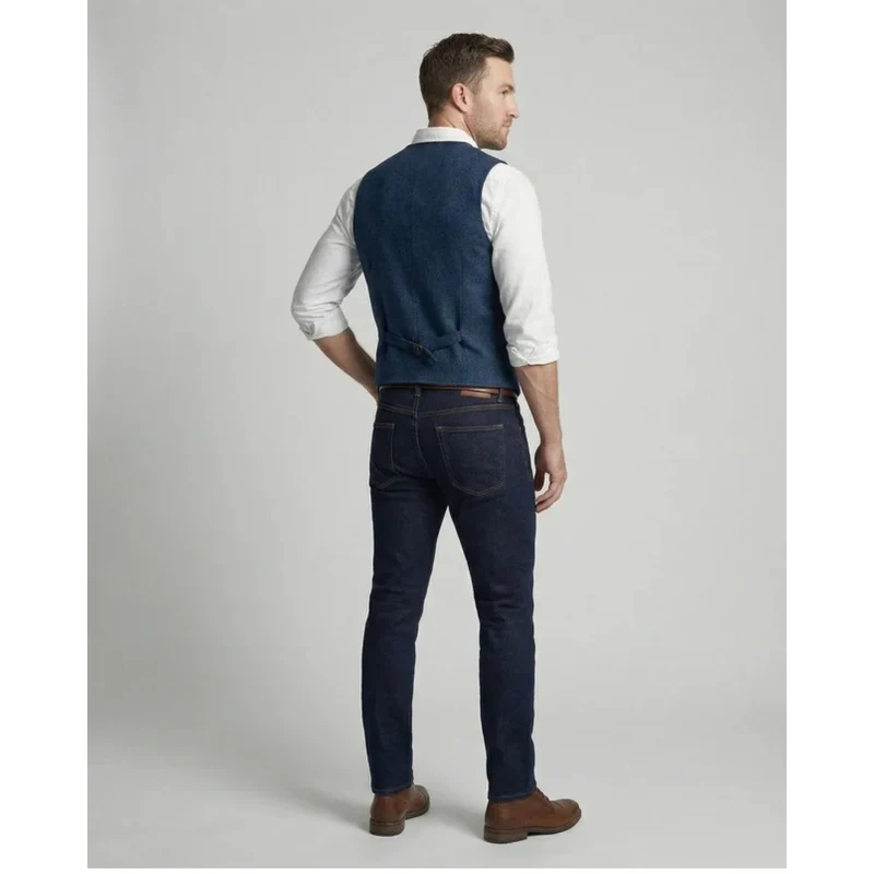 Hans | Herren Elegante Trachtenweste mit Knöpfen