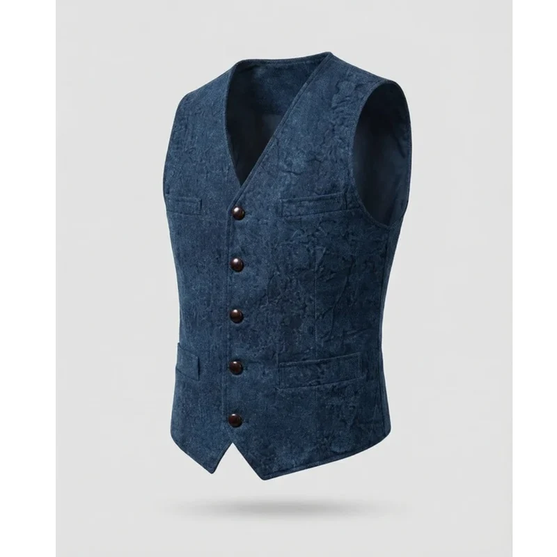 Hans | Herren Elegante Trachtenweste mit Knöpfen