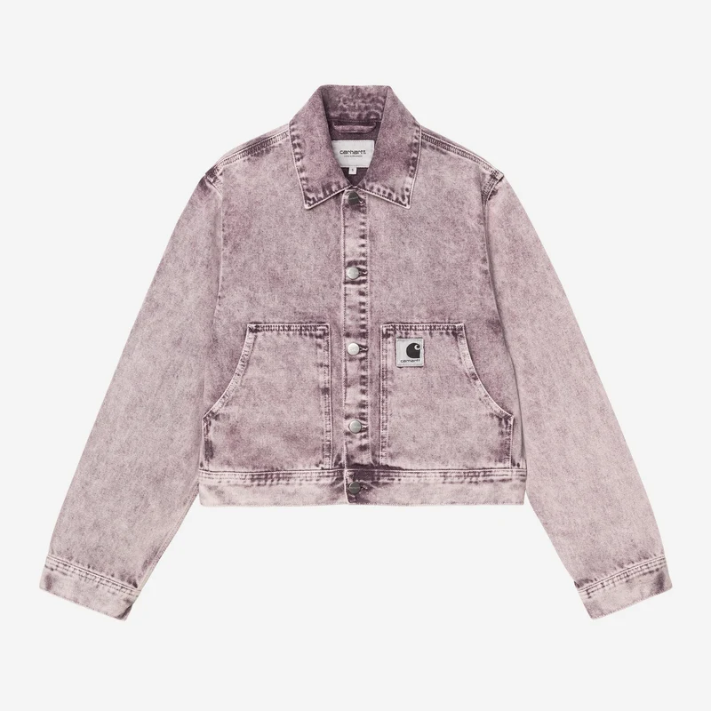 Carhartt WIP Arca Damenjacke | Kuscheliges Lila Kreidewaschung