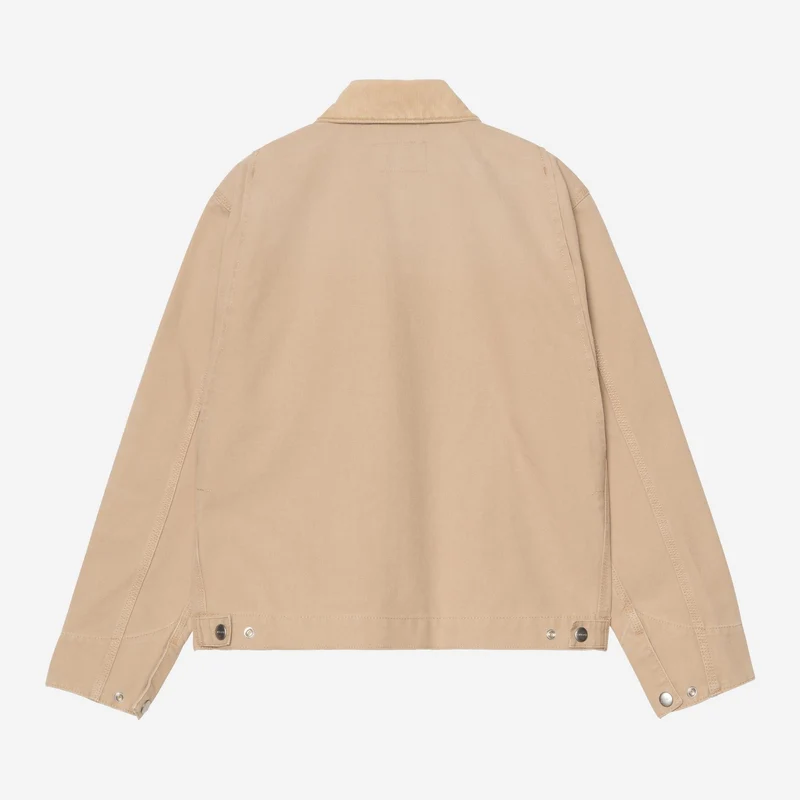 Carhartt WIP Frauen OG Detroit Jacke | Dusty Hamilton Brown Stone Canvas