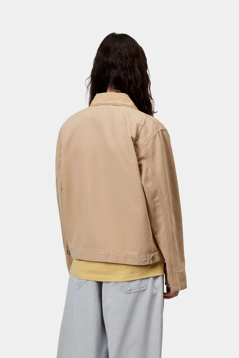 Carhartt WIP Frauen OG Detroit Jacke | Dusty Hamilton Brown Stone Canvas