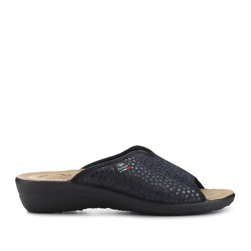 Fly Flot Lightweight Shock Absorbing Leather Mules - FLY41045 / 326 673 - Black