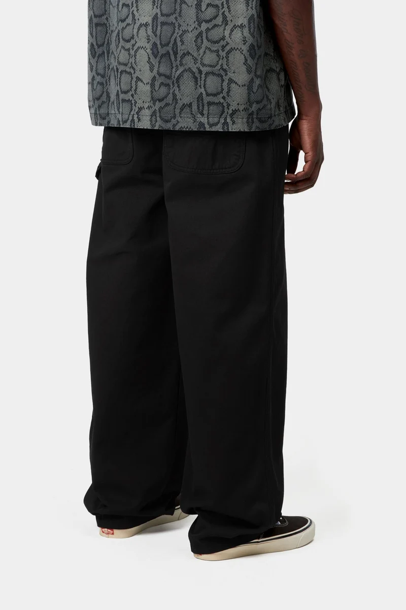 Carhartt WIP Herren Holden Hose | Schwarz, stückgefärbt