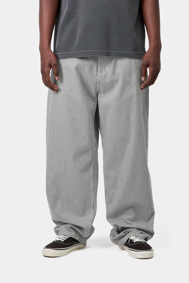 Carhartt WIP Herren Mercer Single Knee Hose | Graphit-Wax-Stone-Washed