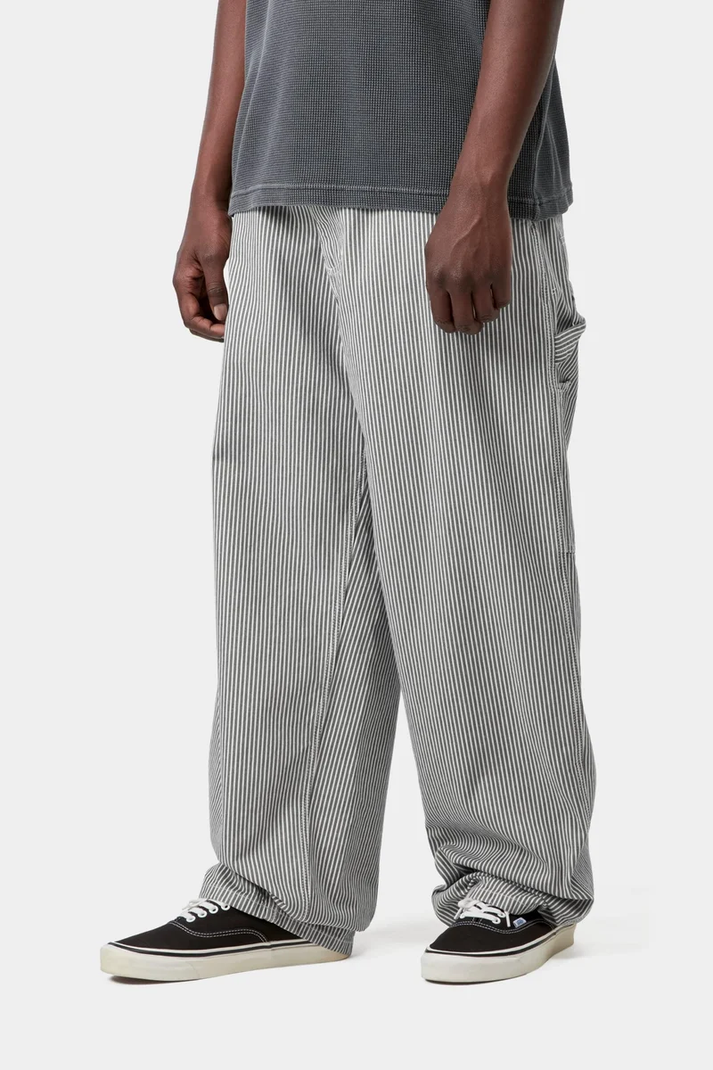 Carhartt WIP Herren Mercer Single Knee Hose | Graphit-Wax-Stone-Washed