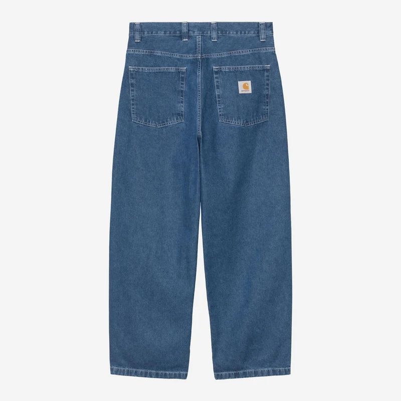 Carhartt WIP Herren Brandon Hose | Blau Stone Washed