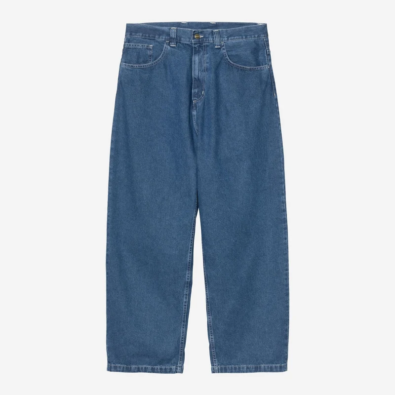 Carhartt WIP Herren Brandon Hose | Blau Stone Washed