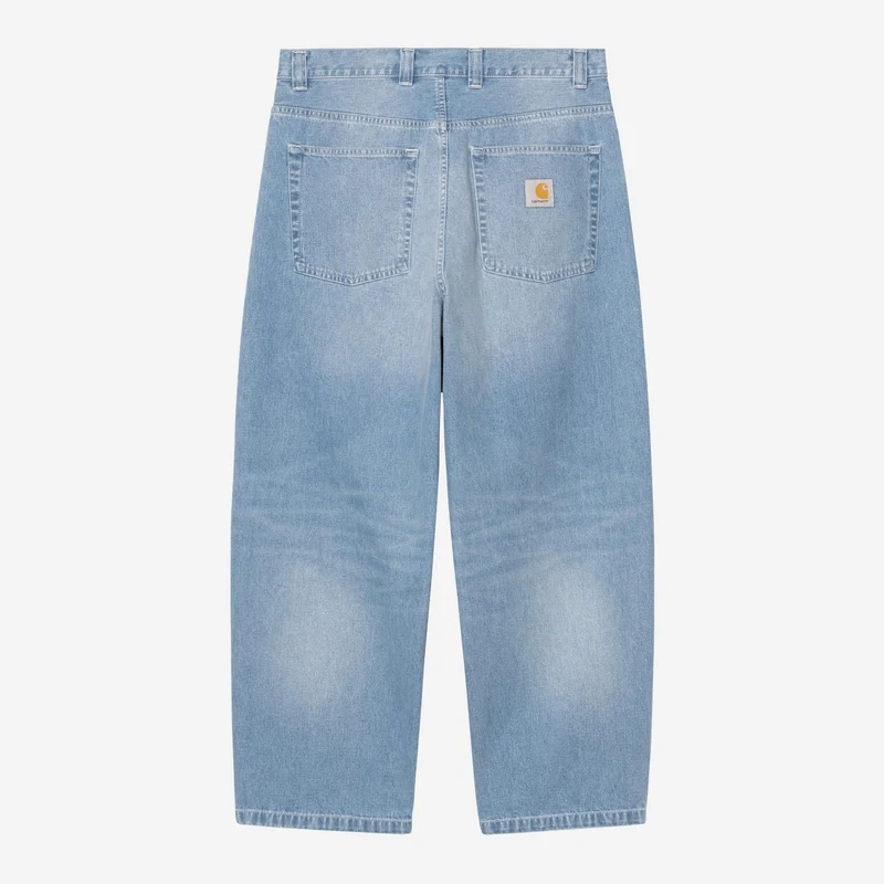 Carhartt WIP Herren Brandon Hose | Blue Light True Washed
