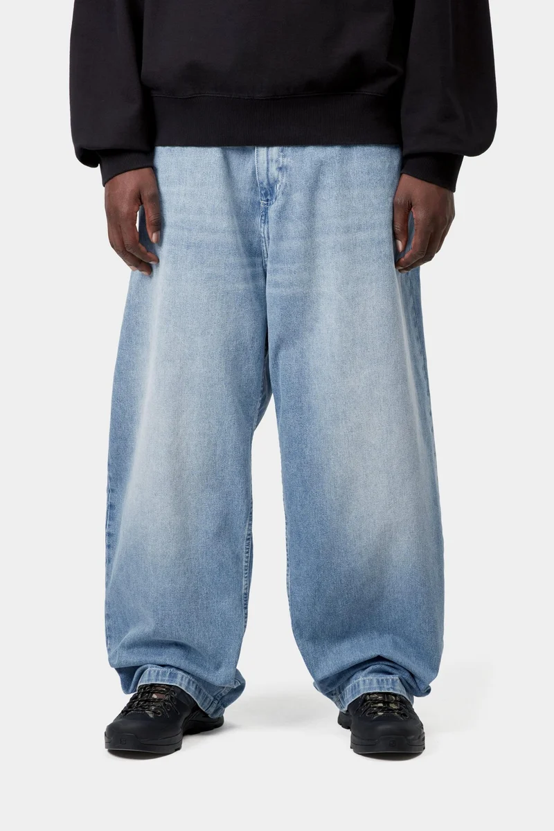 Carhartt WIP Herren Brandon Hose | Blue Light True Washed