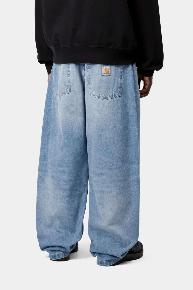 Carhartt WIP Herren Brandon Hose | Blue Light True Washed