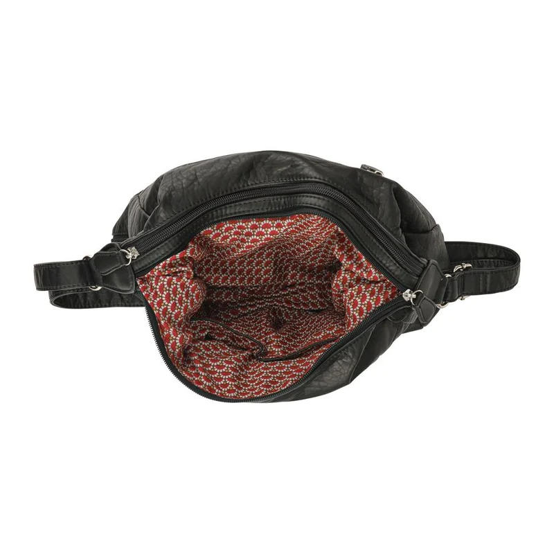 Multi-Pocket Crossbody Bag - WAHT42000 / 328 376 - Black