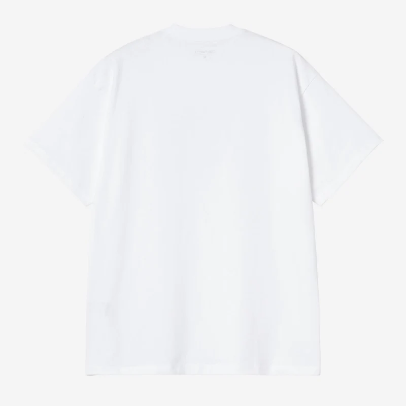 Carhartt WIP Herren-T-Shirt mit Stacheldraht-Motiv | Weiß