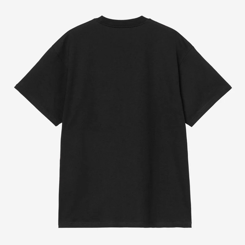 Carhartt WIP Herren-T-Shirt mit Stacheldraht-Motiv | Schwarz