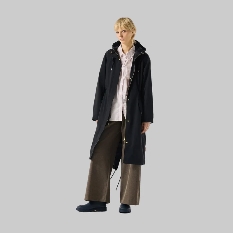Hunter Damen-Parka Original | Schwarz