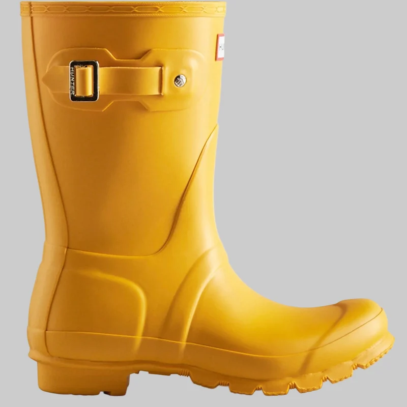Hunter Original kurze Damen-Gummistiefel | Gelb